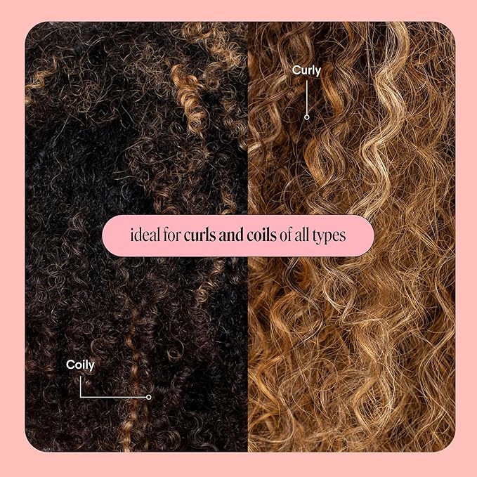 MONDAY HAIRCARE Curl Define Shampoo + Conditioner Set (2 Count) 12 oz Each Nourishes Curls, Tames Frizz, Coconut Oil and Shea Butter Enhance Shine, 100% Recyclable Bottle