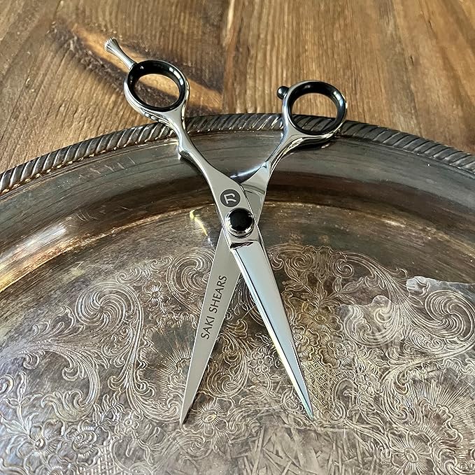 Saki Makoto Professional Hairdressing Scissors and Thinning Shears Set for Professional Hair Cutting - 5.5" 440C Stainless Steel