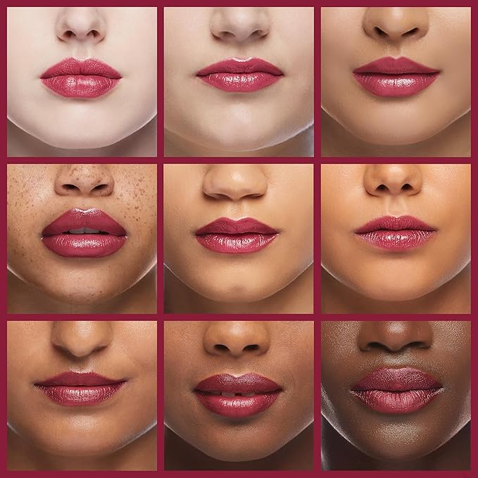 Henné Organics Luxury Lip Tint - Moisturizing, Sheer Natural Color - Blissful (Raspberry)