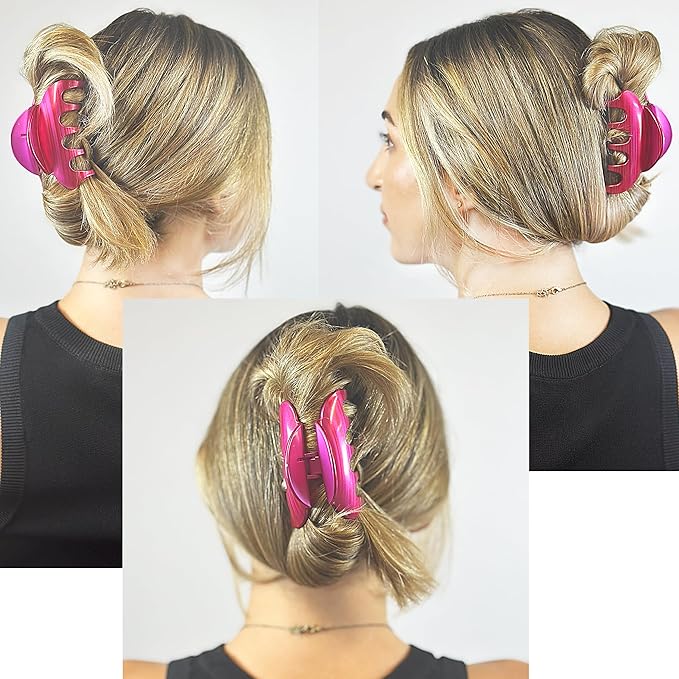 Camila Paris CP3218 French Hair Clip for Women for Thick Hair for Long Curly Wavy Hair, Large, Girls Hair Claw Clips Jaw Styling Hair Accessories for Women, Strong Hold No Slip Grip, Made in France