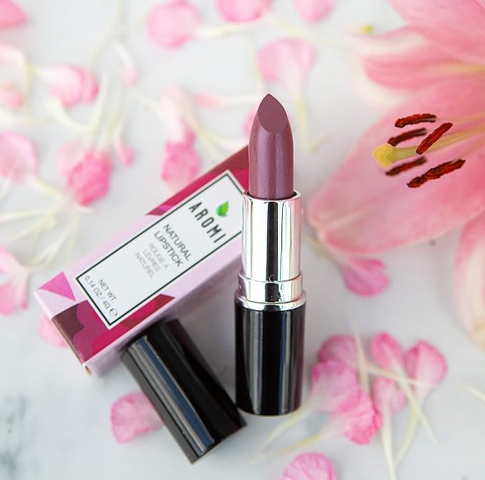Natural Lipstick | Pink Mauve Lipstick, Vegan, Cruelty-free Beauty, Handcrafted, Small Batch, Dye-free, Palm-free (Ash Rose)