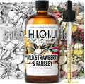 HIQILI Wild Strawberry & Parsley Fragrance Oil for Candle Making, Inspired by J-M.Lone Wild-Straw & Psley, Fresh Soap Scents, DIY Body Spray & Perfume for Women - 5.07 Fl Oz