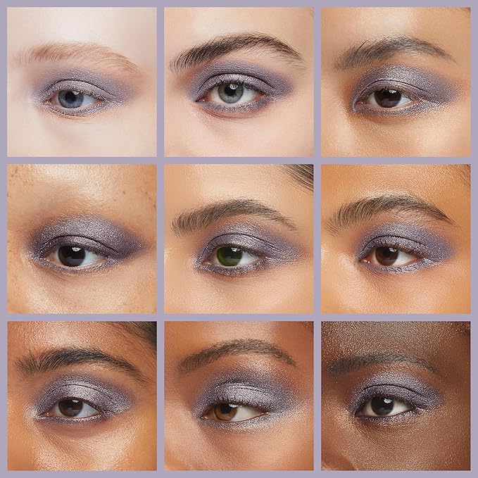 Graphite Grey Navy Smokey Shimmering Pressed Powder Single Vegan Eyeshadow; Talc, Paraben & Cruelty Free