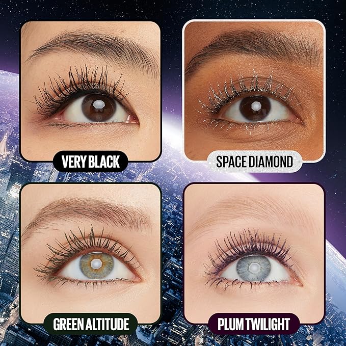 Maybelline Lash Sensational Sky High Washable Mascara, Volumizing, Lengthening, Defining, Curling, Multiplying, Buildable Mascara Make Up Formula, Plum Twilight, 1 Count