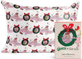 The Grinch x Kitsch Satin Pillowcase with Zipper for Hair & Skin - Softer Than Silk Pillow Cases, Smooth Cooling Pillow Cover, Wrinkle-Free, Machine Washable, Queen/Standard (19x26)- Cindy Lou