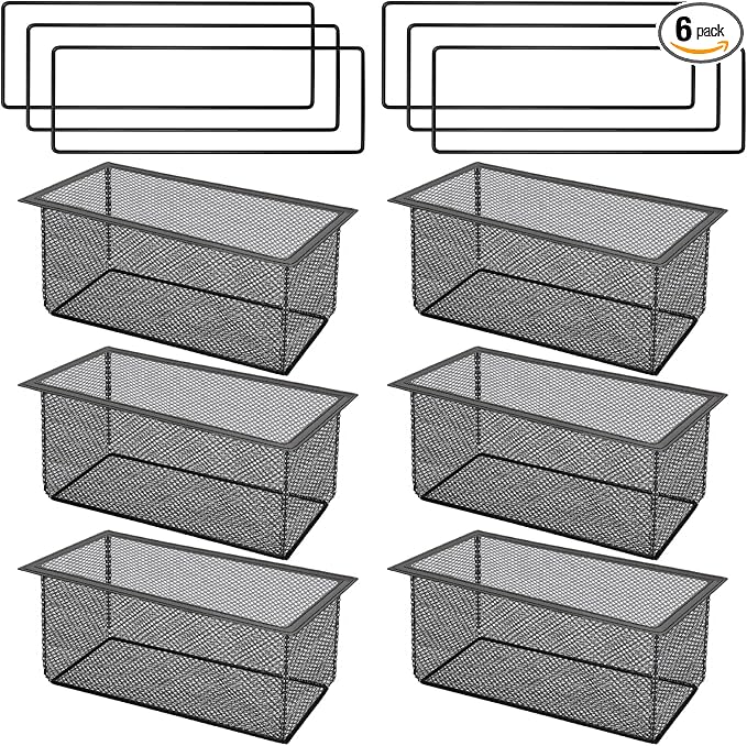 6PCS Floor Register Cover Trap 4"x10", Mesh Floor Vent Screen Net by Anglekai