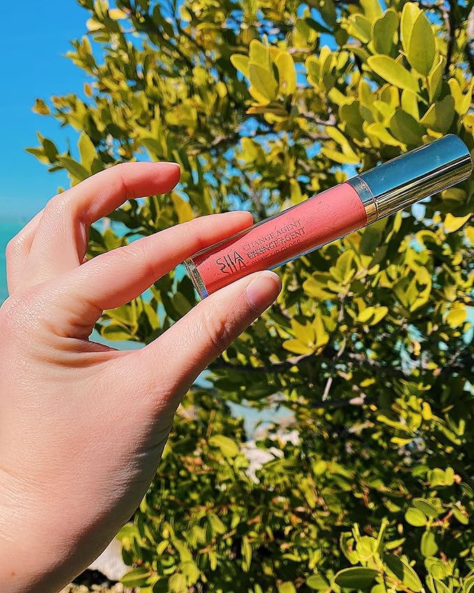 SIIA Cosmetics Change Agent Shine Lip Gloss in Lustering Opal