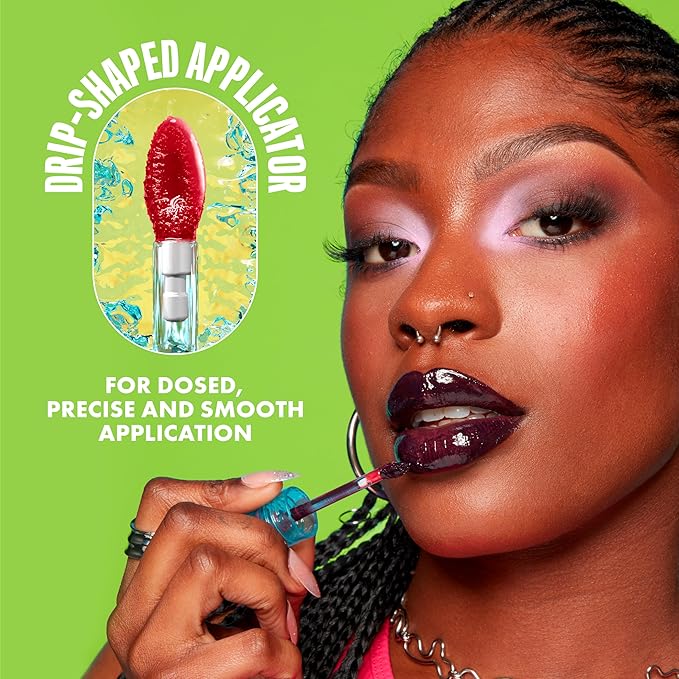 NYX PROFESSIONAL MAKEUP Lip IV Hydrating Glossy Lip Stain with 12HR Hydration - Mauve N Moist (Purple)