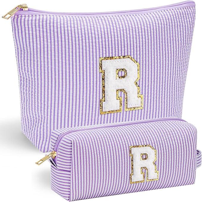 YOOLIFE Gifts for Women, Makeup Bag Make Up Bag Pouch Cosmetics Organizer Bag Cute Makeup Bag Gift for Wife Personalized Best Friend Birthday Gifts Birthday Gifts Sister Daughter Gifts R