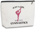Gymnastics Makeup Bag for Women Gymnasts Inspirational Gifts Gymnastic Coach Gifts for Women Sports Lovers Birthday Christmas Gifts for Her