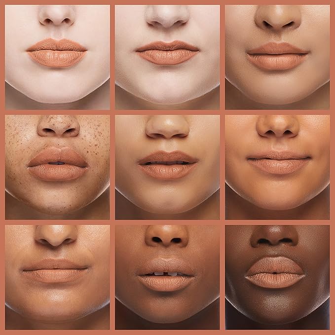 Palladio Herbal Lipstick, Rich Pigmented and Creamy, Infused with Aloe Vera, Chamomile & Ginseng, Prevents Lips from Drying, Combats Fine Lines, Long Lasting Lipstick, Nude
