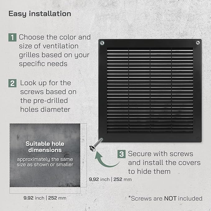 Vent Systems 10" x 10" Inch - Image 4