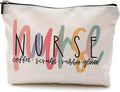 Nurse Makeup Bags - Cosmetic Bags With Zipper for Women & Nursing Students