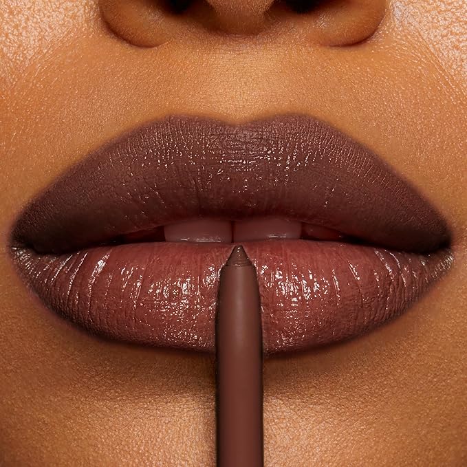 ColourPop So Juicy Plumping Lip Liner with Peptides - Long Lasting Lip Liner for Visibly Plumped & Shaped Lips - Enriched with Smoothing Ceramides & Peppermint - Mocha Latte (0.01 oz)