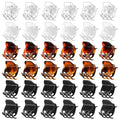 36pc Small Claw Clips, Value Pack Of Durable Hair Clips - 1" Inch Small Hair Clips for All Hair Types, Professional Quality Hair Accessories, Styling Sectioning for Women