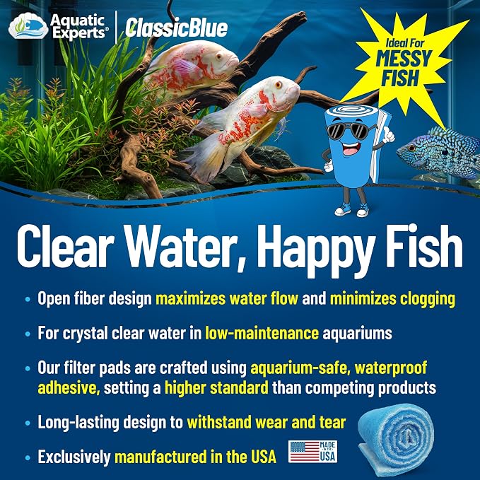 Aquatic Experts Classic Bonded Aquarium Filter Pad -18 Inches by 12 Feet by .75 - Image 2