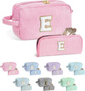 YOOLIFE Gifts for Teen Girls - Personalized Initial Makeup Bag, Birthday Gifts for Women Sister Friend Daughter Girls Kids