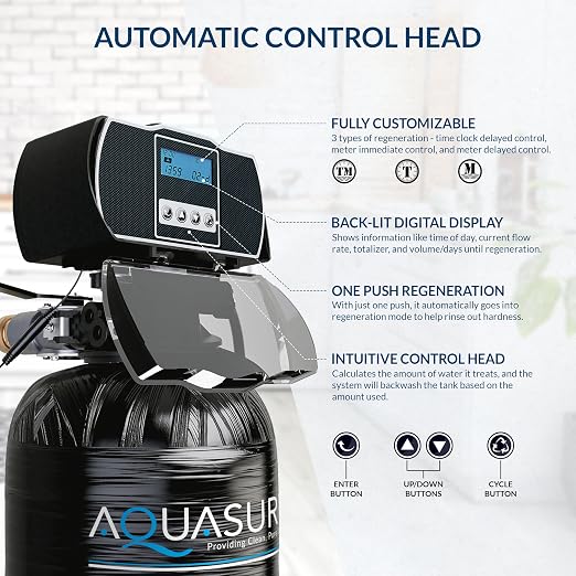 Aquasure Harmony Series 32, 000 Grains Whole House Water Softener Bundle - Image 6