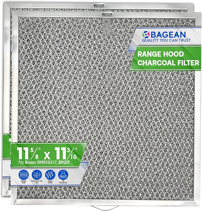 Stove Hood Vent Filter 11.6” x 11.2” BPQTF S99010317 Compatible by Bagean