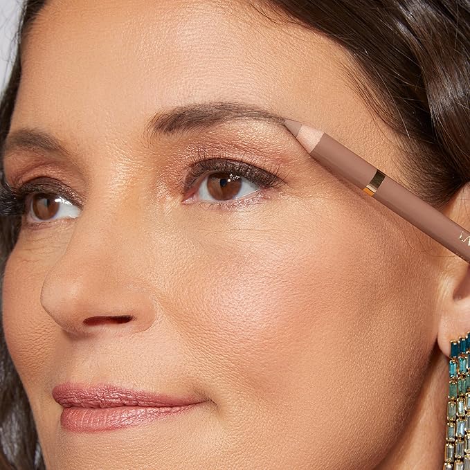 LAURA GELLER NEW YORK Bravo Brows Soft Pencil + Brush, Dark Brown
