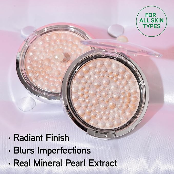 Physicians Formula Powder Palette Mineral Glow Pearls, Hypoallergenic Face Powder, Silky Smooth & Radiant Finish – Beige Pearl
