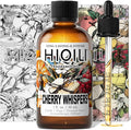 HIQILI Cherry Whispers‌ Fragrance Oil for Soap, Candle Making, Inspired by E.scd Cherry in-t.Air, Wool Dryer Balls, Home Luxury Scents for Laundry & Bathroom Use - 1 Fl Oz