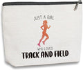 Running Gifts Running Pouch Bag for Women Running Lovers Gifts Running Makeup Bag Birthday Christmas Running Gifts for Her Female Friend Sister Coworker BFF Besties