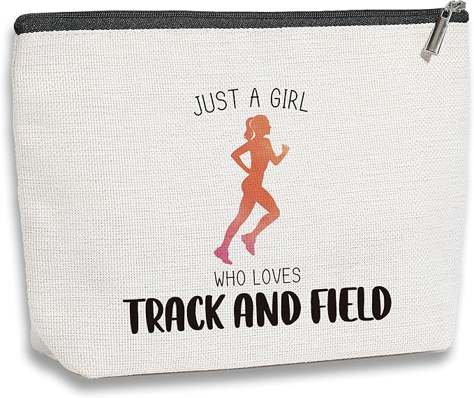 Running Gifts Running Pouch Bag for Women Running Lovers Gifts Running Makeup Bag Birthday Christmas Running Gifts for Her Female Friend Sister Coworker BFF Besties