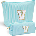YOOLIFE Makeup Bag for Women - Personalized Makeup Pouch for Girlfriend Bridesmaid Wife | Travel Toiletry Bag for Her Mom | Skin Care Bag Birthday Gift for Sister Friend Mini Makeup Bag Sweet 16 Gifts
