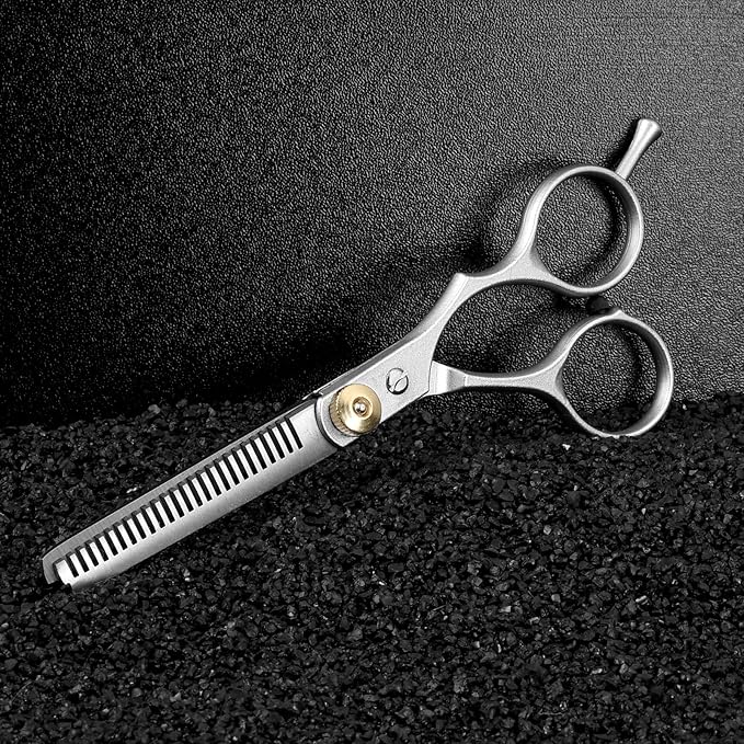 Hair Scissors Hair Cutting Shears Set, Fcysy Haircut Thinning Shears Kit, Salon Barber Haircutting Scissors Hairdresser Blending Shears Hair Trimming Tools for Men Women Dog