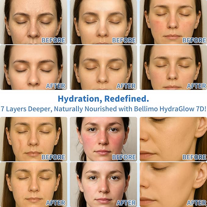 Ultra Hydrating Serum, 7D Deep Dive 3% Hyaluronic Acid Serum with 72-Hour Multi-Layer Lock and Recyclable Vials, Only HA + Solvent, Suitable for All Skin Types, 1.2ml x 30