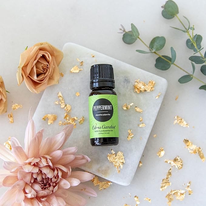 Edens Garden Peppermint Essential Oil- 100% Pure Premium Grade, Undiluted, Natural, Therapeutic, Aromatherapy, The Best for Diffuser, Candle, Laundry, Hair 118 ml (4 fl oz)
