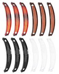 12 Pieces Banana Clip, Classic Clincher Combs for Women, 90s Banana Clips Styling Hair Accessories, Vintage Grip Comb for Fishtail Hair Fish Shape Ponytail Holder