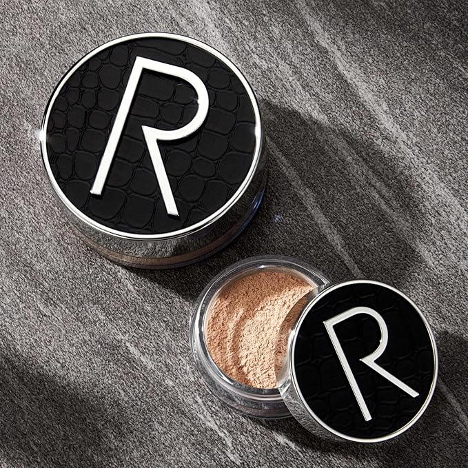 Rodial Glass Powder Mini 0.10oz., Skin Perfecting Loose Face Powder, Creamy Formula for a Natural Luminosity Glow, Finishing Powder for a Flawless Skin Look, Setting Powder