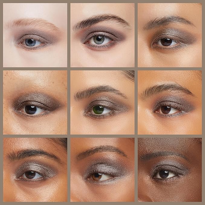 Pewter Frosted Misty Hunter Green Grey Silver Shimmer Pressed Powder Single Vegan Eyeshadow; Talc, Paraben & Cruelty Free