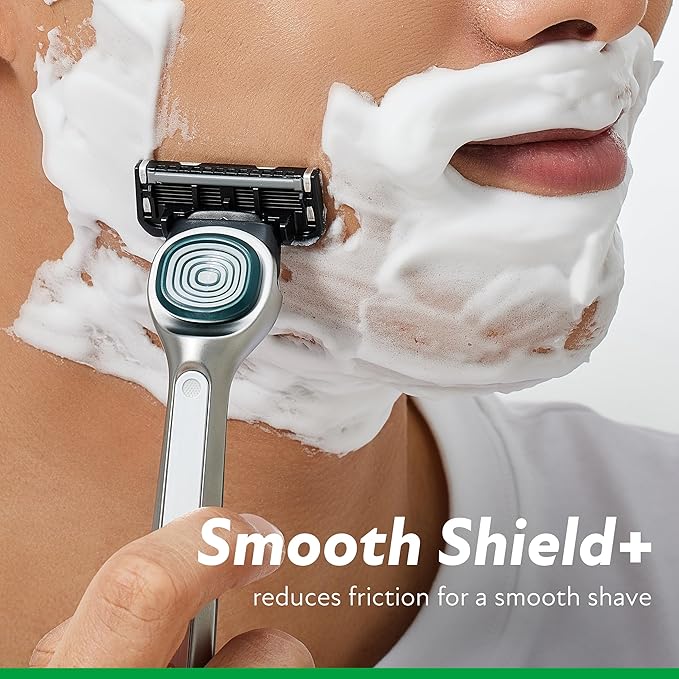 DORCO SLEEK - Six Blade Razor System with Multi-Flex technology Refill Set, Precision Shaving Razor Replacement Cartridge (12 pack)