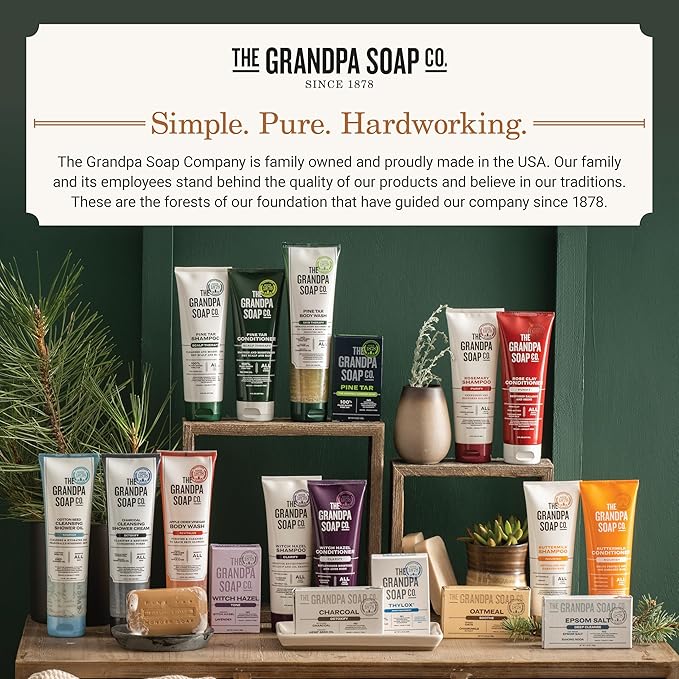 The Grandpa Soap Company Cotton Seed Cleansing Shower Oil - Hydrates Dry Seasonally-Stressed Skin, Nourishing and Moisturizing, With Cotton Seed Oil and Sweet Almond Oil, 9.5 Fl Oz., 2 Pack