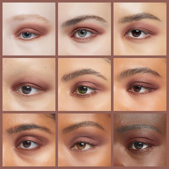 Warm Plum Matte Dark Mauve Purple Red Pressed Powder Single Vegan Eyeshadow; Talc, Paraben & Cruelty Free