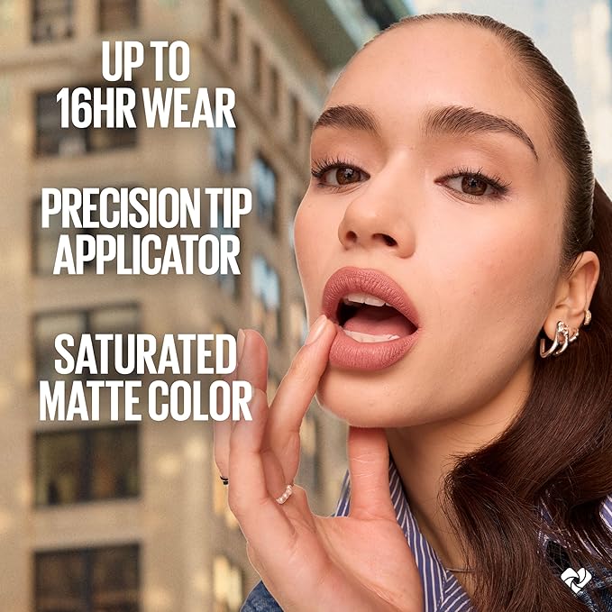 MAYBELLINE Super Stay Matte Ink Liquid Lipstick Makeup, Long Lasting High Impact Color, Up to 16H Wear, Insider (Midtone Yellow Brown)