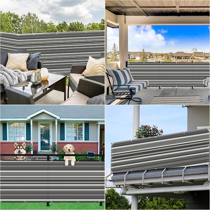 Privacy Fence Screen 2.5' x 6.6' Heavy Duty 165 GSM HDPE Privacy Screen - Image 7