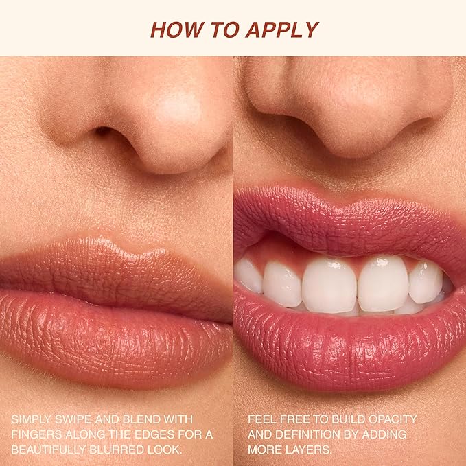 Freck Beauty MAKEOUT CLUB Soft Blur Lipstick – Medium-to-Full Coverage, 8-Hour Wear, Transfer-Proof, Buildable Soft Matte Finish, Wearable Color for All Skin Tones | BADDIE (Dark Brown)