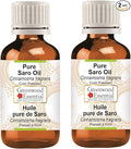 Greenwood Essential Pure Saro Essential Oil (Cinnamosma fragrans) Steam Distilled (Pack of Two) 100ml X 2 (6.76 oz)