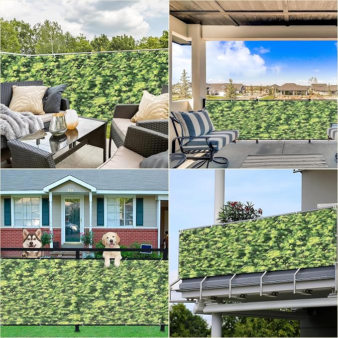 Privacy Fence 9.8' x 32.8' UV Protection Weather Resistant Waterproof Outdoor - Image 7