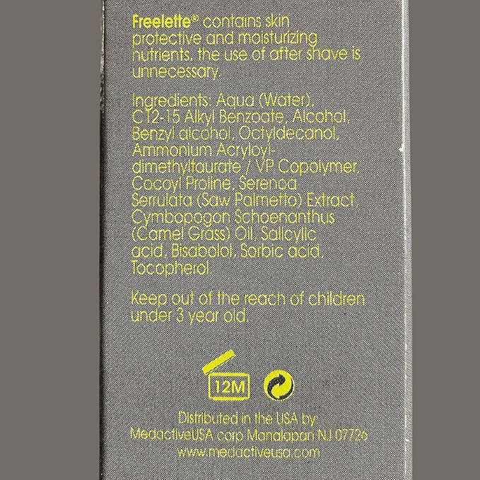 Pre Electric Shave After Shave Lotion Cream - Best For Close Shave - Smooth Irritation-Free Shaving - Shooting and Mousturising Formula Balm. Freelette. Pherolink 3.76 Ounce (Pack of 1), LEMONGRASS