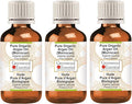 Greenwood Essential Pure Organic Argan (Moroccan) Oil (Argania spinosa) Cold Pressed (Pack of Three) 100ml X 3 (10 oz)
