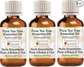 Greenwood Essential Tea Tree Essential Oil (Melaleuca alternifolia) Steam Distilled (Pack of Three) 100ml X 3 (10.1oz)