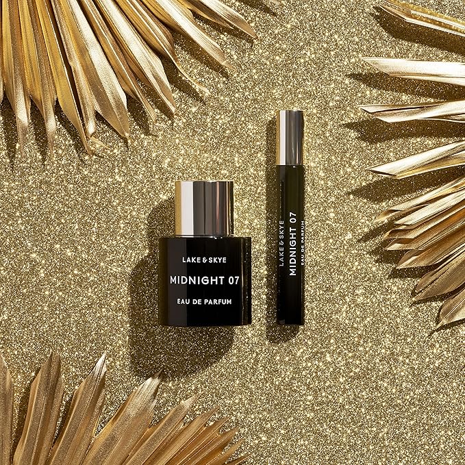 Lake & Skye Midnight 07 Eau de Parfum Spray - 0.06 fl oz (2 ml) Long Lasting Fragrance - Alluring, Mysterious, Fruity
